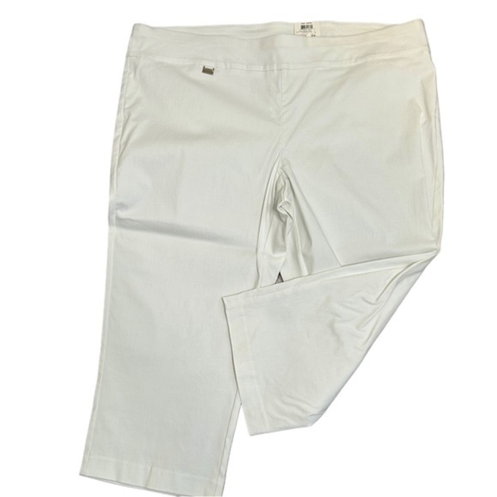 Women’s Plus Size Alfani White Cropped Capri Pants